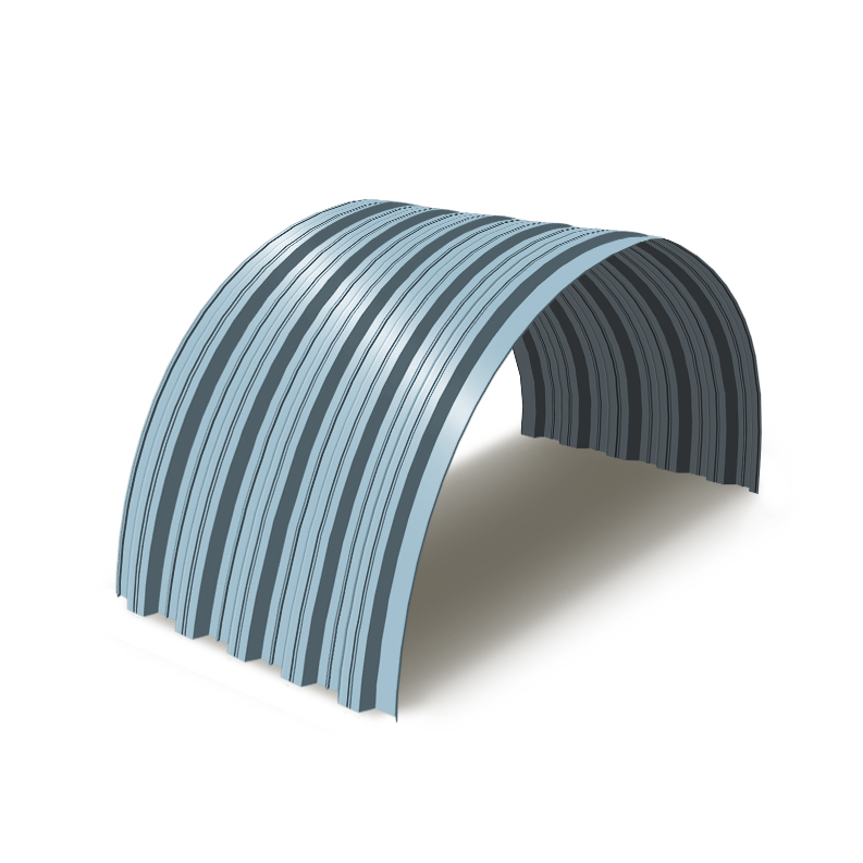 Промышленный объект с арочной кровлей